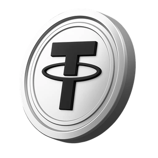 Pièce de cryptomonnaie Tether USDT affichée dans la section de confiance des investisseurs